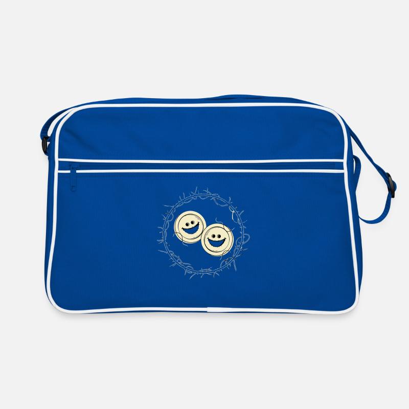 Boutons effrayants Sac Retro