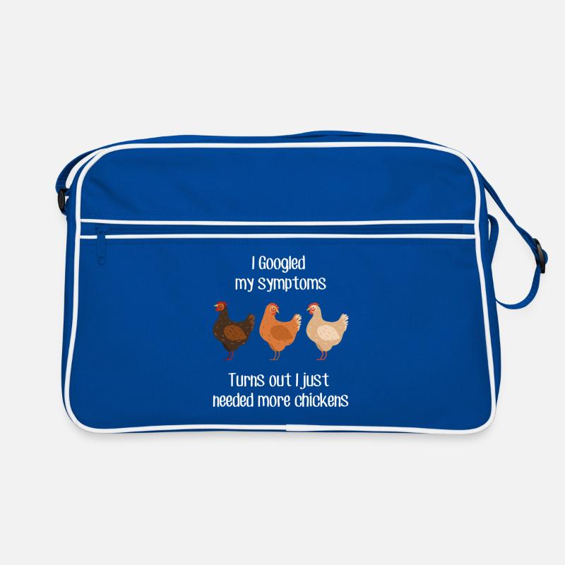 Chicken Talking To Retro Bag