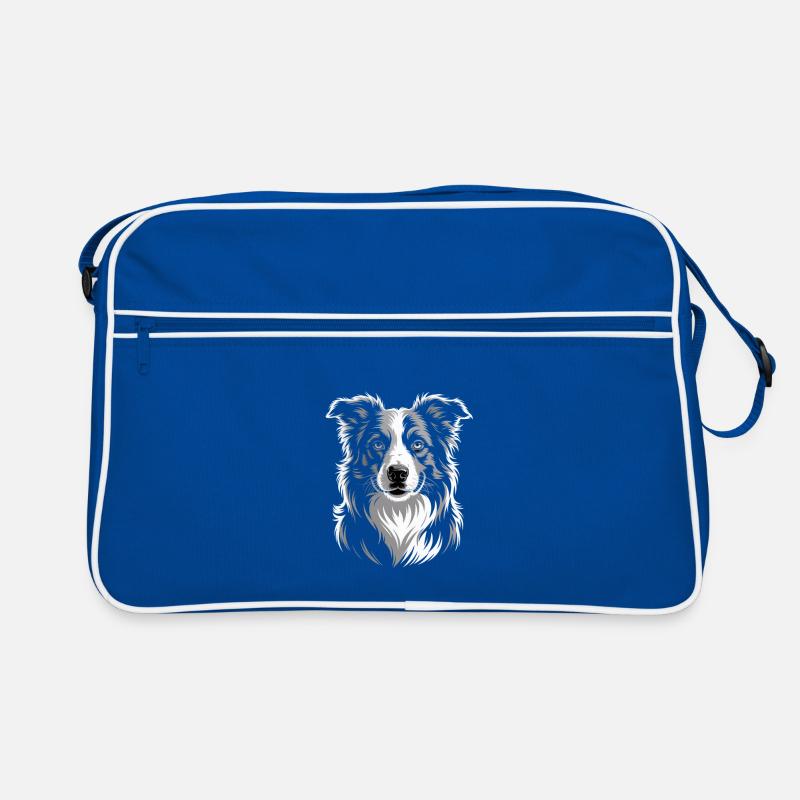 Boder Collie Retro Tasche