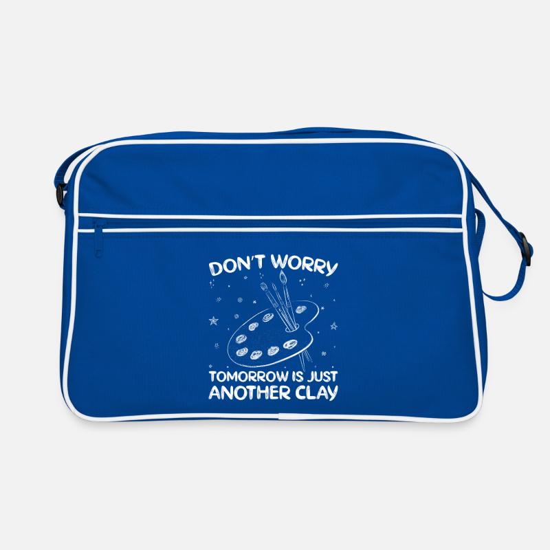 Funny Art Painter Just Another Clay Drawing Retro Bag