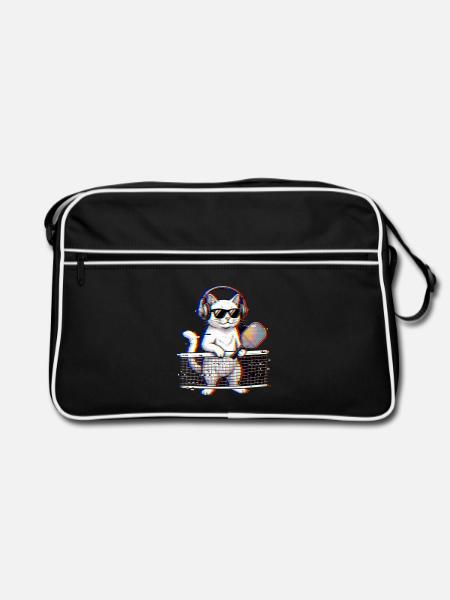 C’était drôle, c’était sorti ? Ramete de pickleball rétro - Sac Retro - noir/blanc - Devant