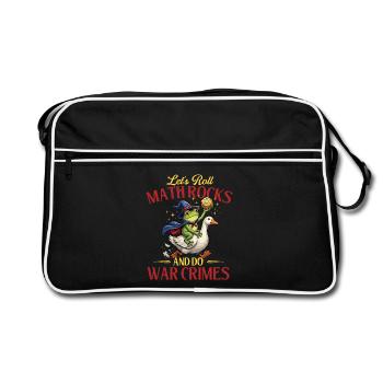 Lançant les maths dés de RPG drôles - Sac Retro - noir/blanc - Devant