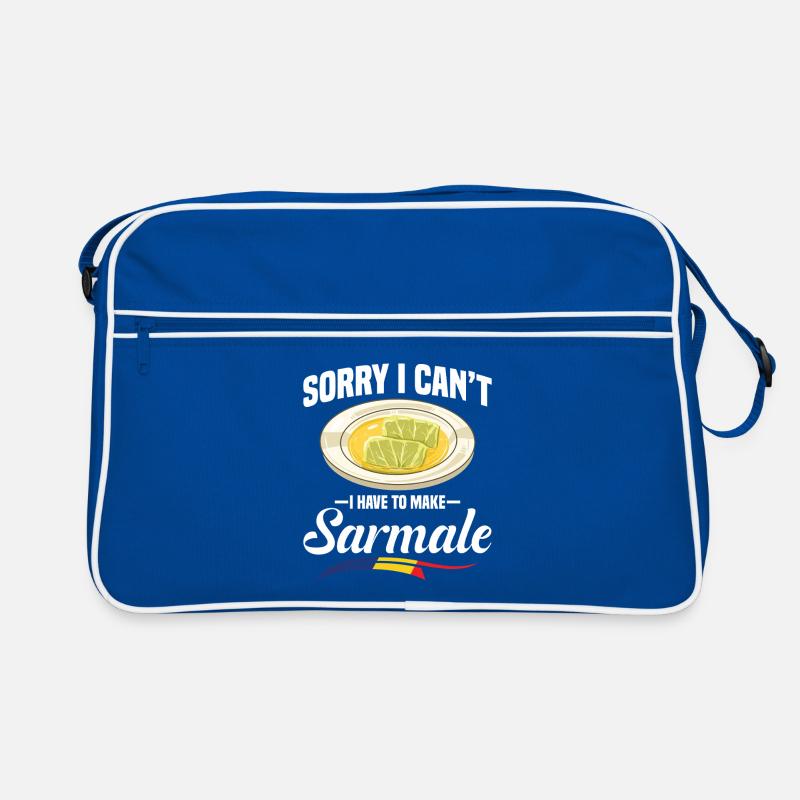 Sarmale Costume Snack Drapeau roumain Sarmale Sac Retro