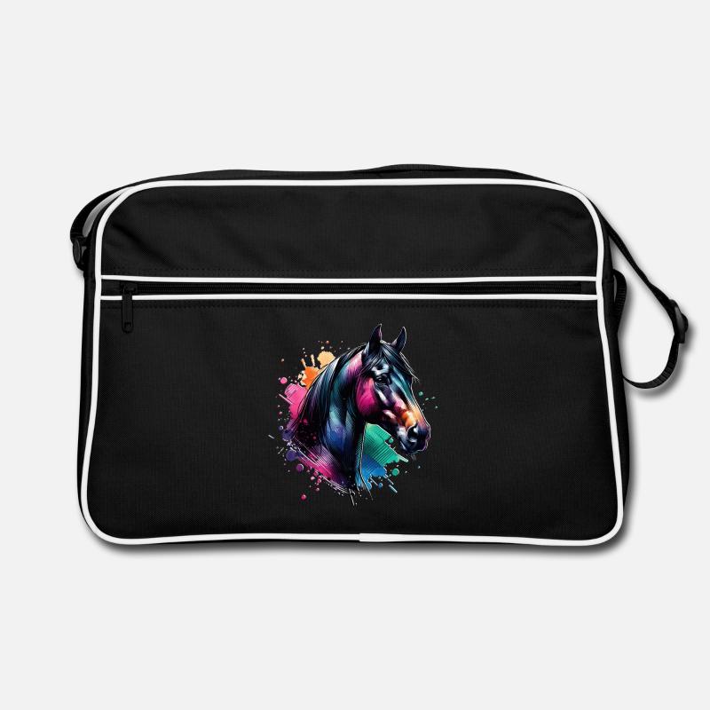 Cheval au motif hanovrien Sac Retro