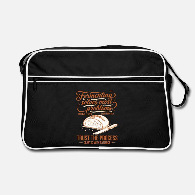 Sauerteigfermentation löst Probleme Retro Tasche