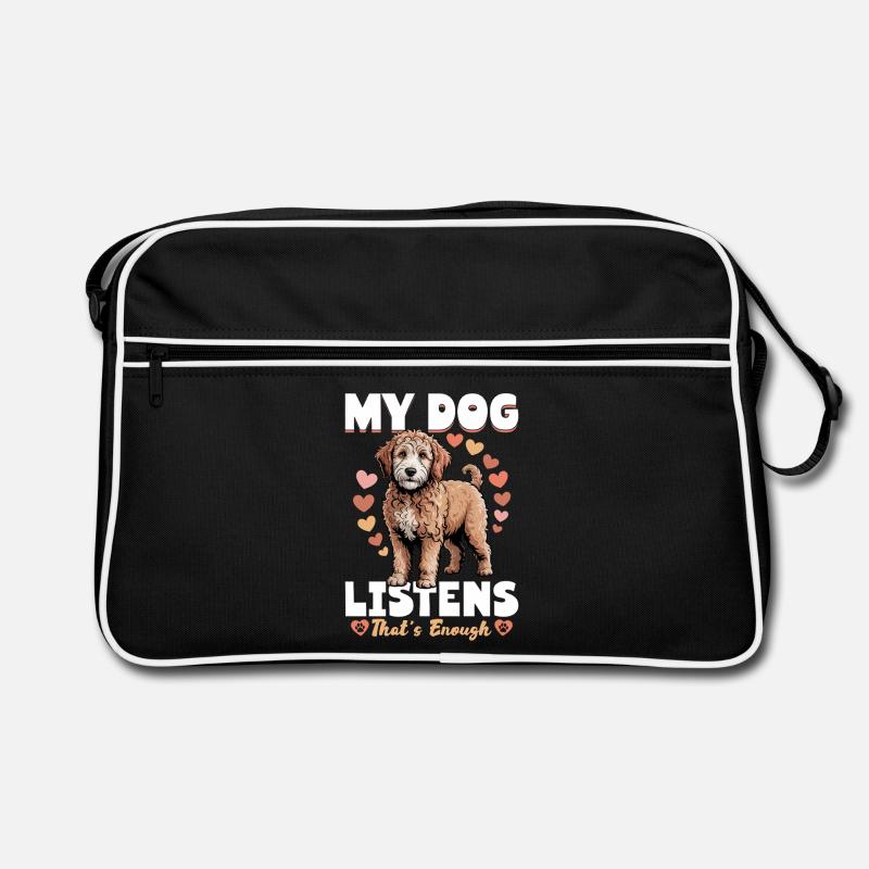 Race de chien Goldendoodle Sac Retro