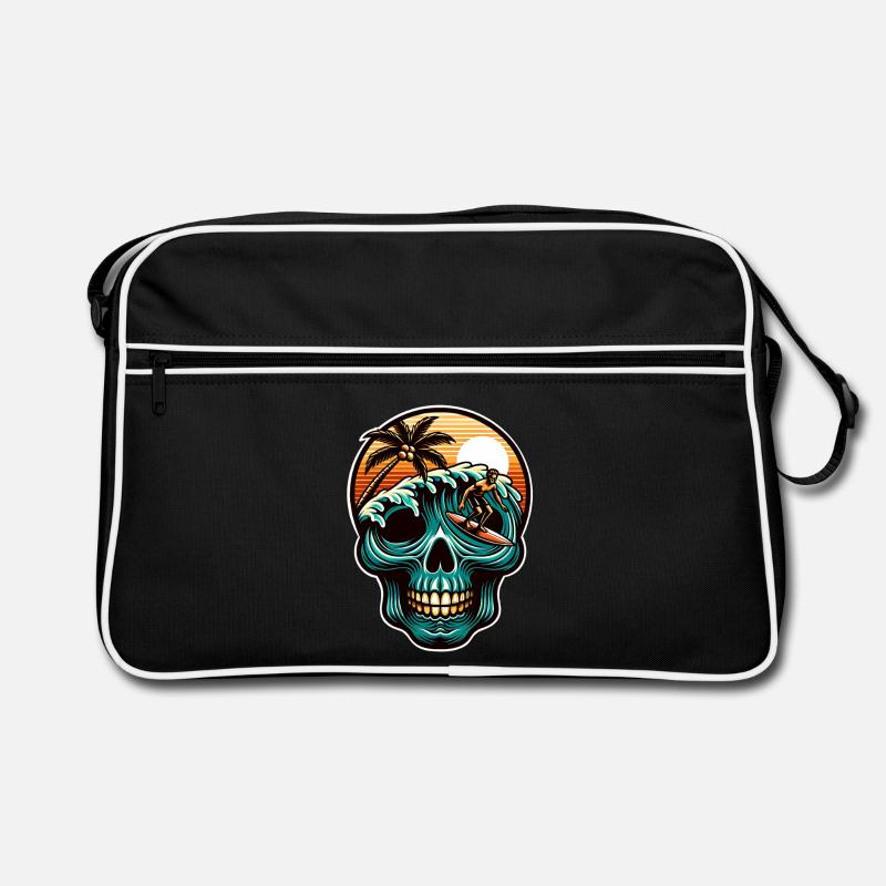 Le Crâne de Surf Sac Retro