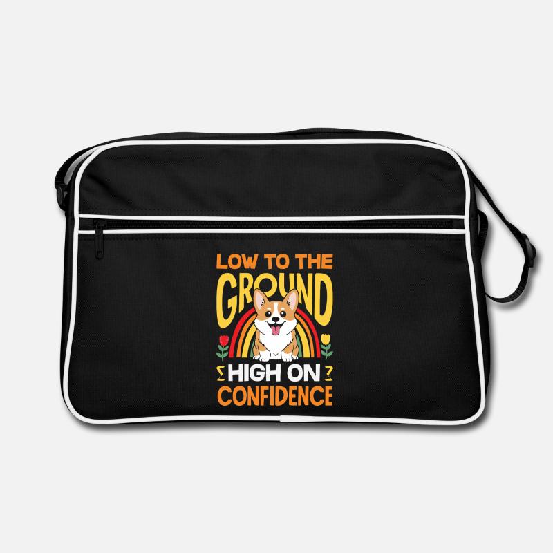 Kurze Beine, Große Einstellung, Corgi Retro Tasche