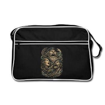 Shanty Choir Sea shanties - Retro Bag - black/white - Front