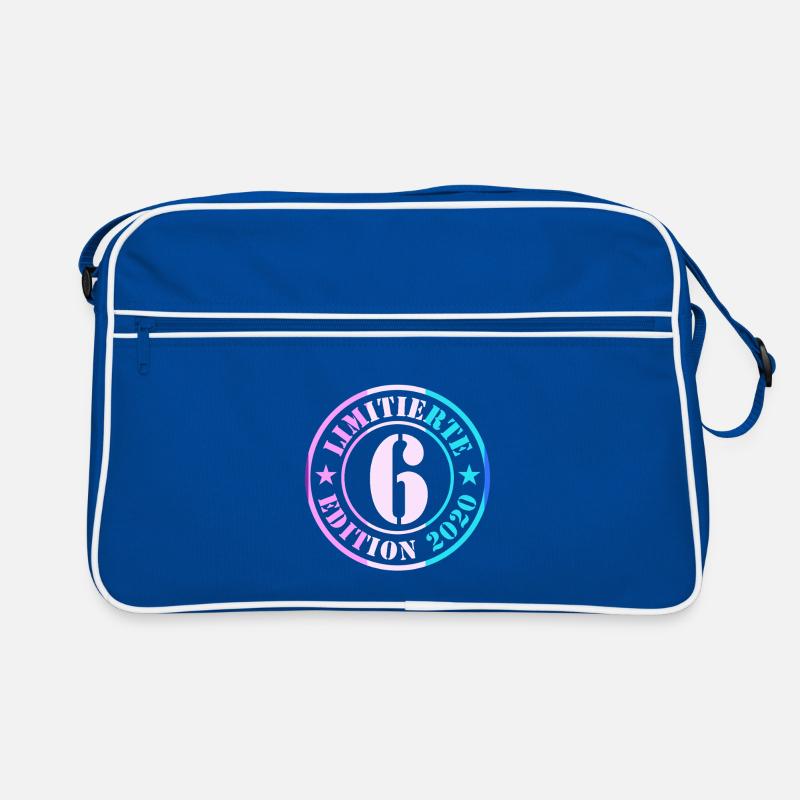 Fille garçon de 6e anniversaire Sac Retro
