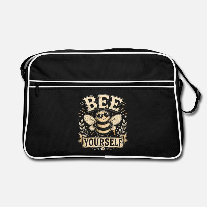 Graphique vintage Bee Yourself Sac Retro