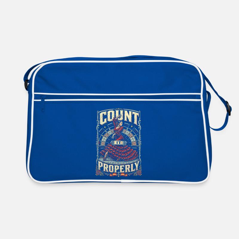 Flamenco Compte-le correctement Sac Retro