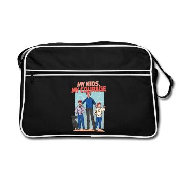 Single Dad Single Dad - Retro Bag - black/white - Front