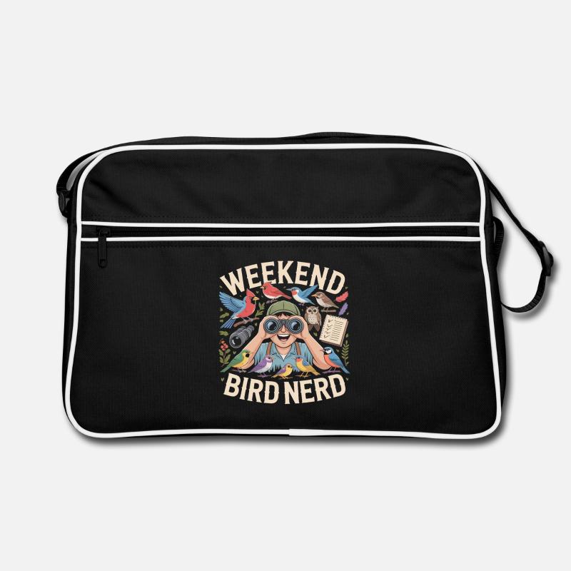 Ornithologue du week-end Bird Nerd Observateur Sac Retro