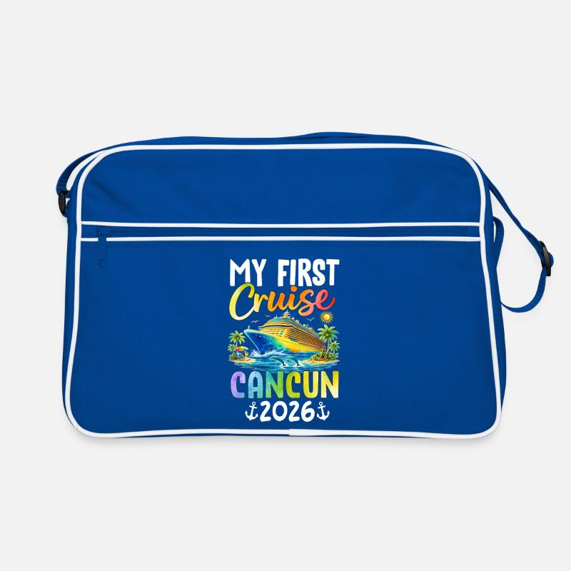 My First Cruise Cancun 2026 Retro Tasche