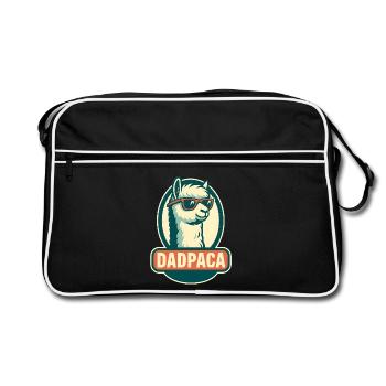 Dadpaca No Probllama - Sac Retro - noir/blanc - Devant
