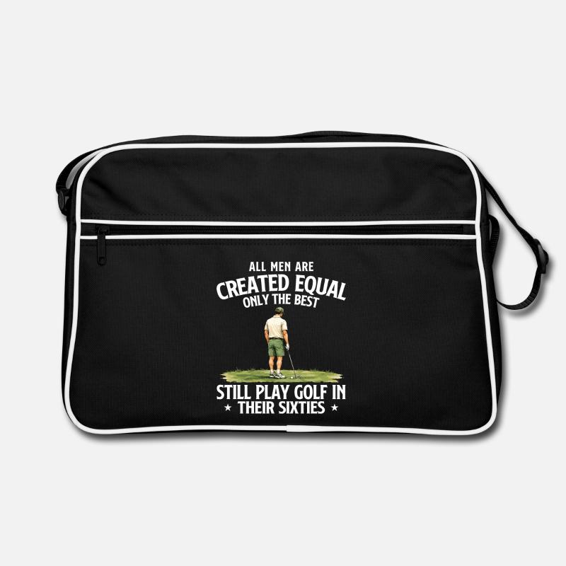 Best Men Golf In Their Sixties Humor Retro Bag