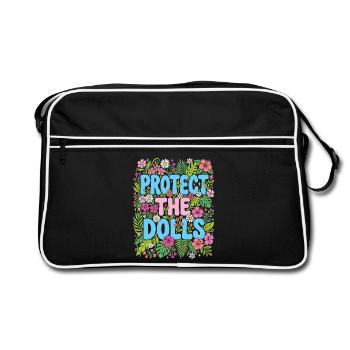 Mois de la Fierté LGBTQ - Protégez les poupées - Sac Retro - noir/blanc - Devant