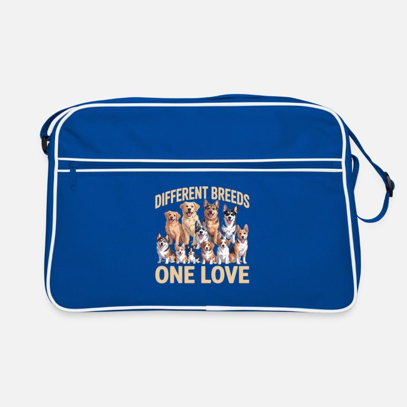Différentes races de chiens Un amour des chiens Sac Retro