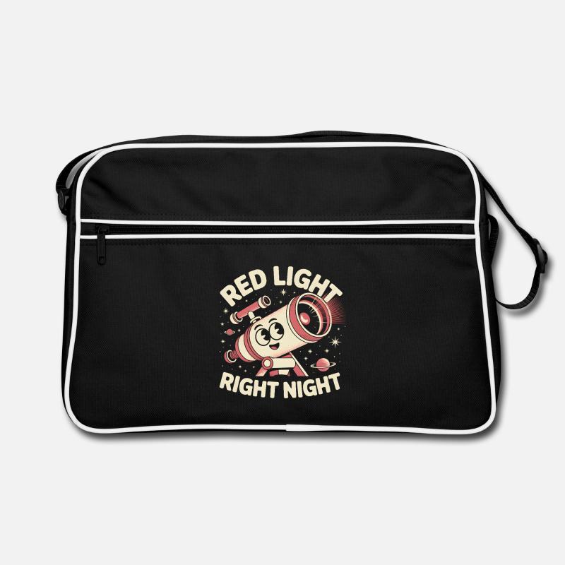 Red Light Clear Night | Astronomy Retro Bag