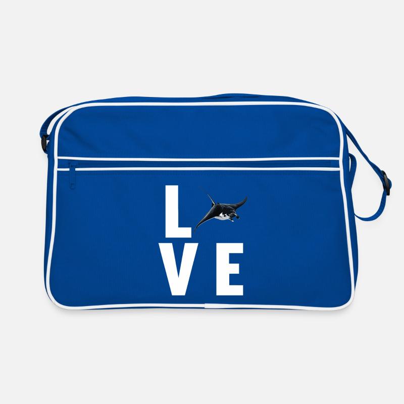 Rochen Mantarochen Retro Tasche