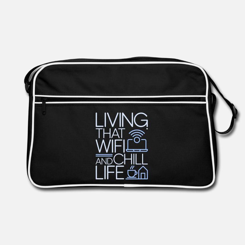 Développeur à distance vivant ce Web Developer WiFi Sac Retro