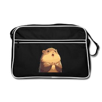 Marmots Groundhog - Retro Bag - black/white - Front