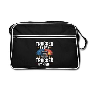 Truck Driver Professional Driver Diesel Trucker - Retro Bag - black/white - Front