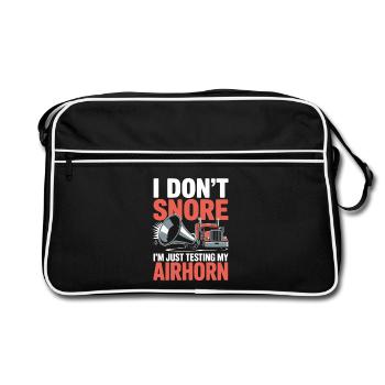Professional Driver Truck Driver Diesel Transport - Retro Bag - black/white - Front
