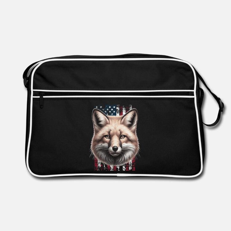 Fox US Rotfuchs Fuchs Retro Tasche