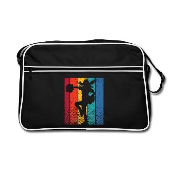 Cheerpom pom girls Mom Cheerleading - Sac Retro - noir/blanc - Devant
