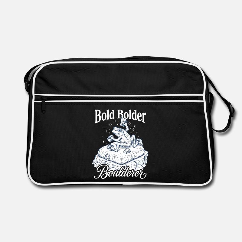 Bouldering Bold Bolder Boulderer Sac Retro