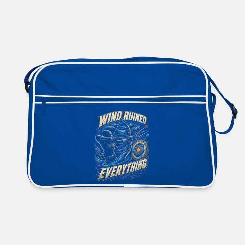 Archery Archer Wind Ruined Everything Retro Bag
