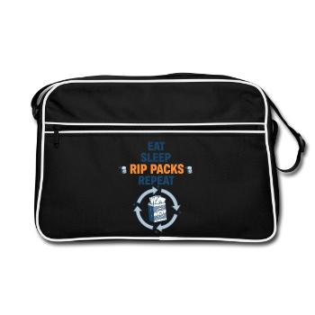 Pack de Riche Manger Sommeil Booster de cartes à collectionner répété - Sac Retro - noir/blanc - Devant