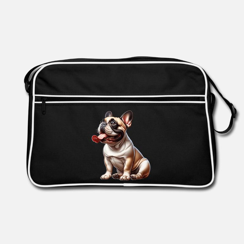 Bouledogue français Sac Retro