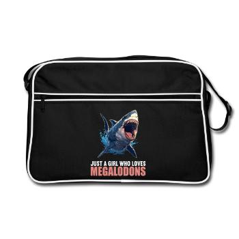Megalodons Megalodon - Retro Bag - black/white - Front