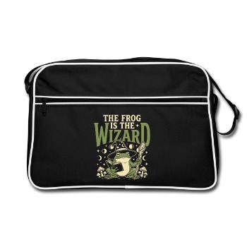 Grenouille Magicienne Grenouille Grenouille Magique - Sac Retro - noir/blanc - Devant