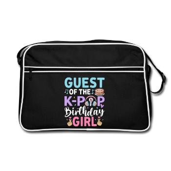 Guest Of The K-Pop Birthday Girl - Retro Bag - black/white - Front