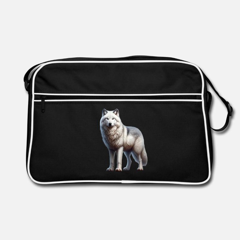 Arctic wolf Retro Bag