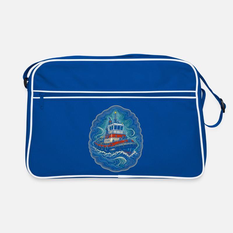 Schleppschiffe Schlepper Retro Tasche