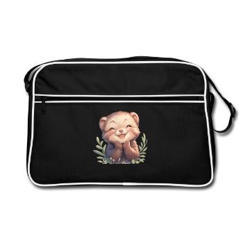 Mink Mink - Sac Retro - noir/blanc - Devant