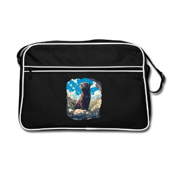Mink Mink - Sac Retro - noir/blanc - Devant