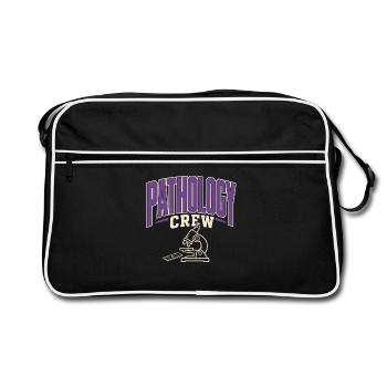 Pathology Laboratory Week, Diagnostics, - Retro Bag - black/white - Front