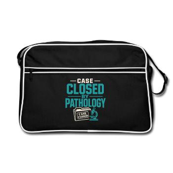 Pathology Laboratory Week, Diagnostics, - Retro Bag - black/white - Front