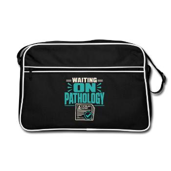 Pathology Laboratory Week, Diagnostics, - Retro Bag - black/white - Front