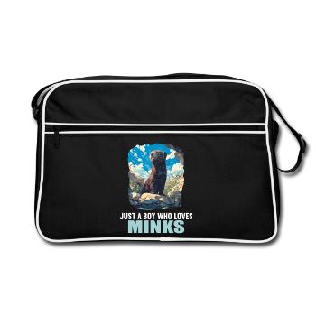 Mink Mink - Sac Retro - noir/blanc - Devant