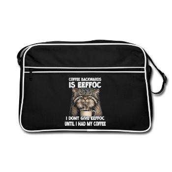 Chat Grumpy Pallas Café T | Manul Wildcat - Sac Retro - noir/blanc - Devant