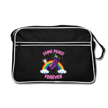 Same Penis Forever Bride - Retro Bag - black/white - Front