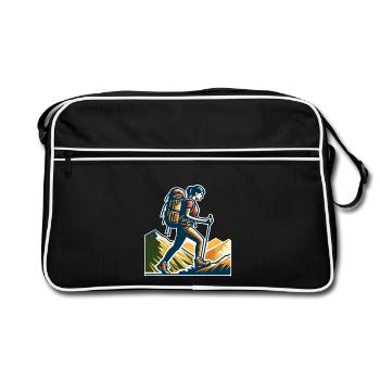 Climber - Retro Bag - black/white - Front
