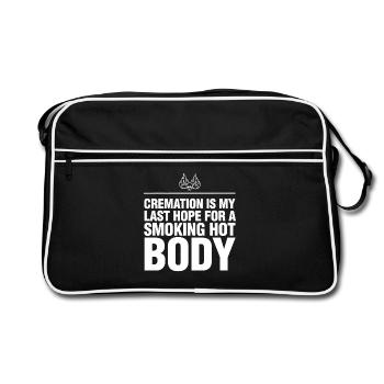 Cremation Last Hope Smoking Hot Body Tee - Retro Bag - black/white - Front